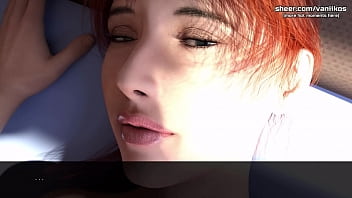 Preview 2 of Xvizicom - Dual Family | Hot redhead teen loves to suck a big cock and get fucked rough | My sexiest gameplay moments | Part #4