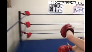 Preview 1 of Moriah Mils Long Video - Topless Boxing Punch Out