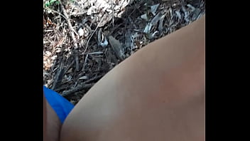 Preview 3 of Karenina Mummers - Tony Gage getting fucked in woods