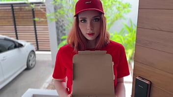 Preview 1 of Old Man N Sunny - Redhead Beauty Courie Lets You Fuck Her Mouth and Gets Fucked Hard till Cum in Her Pussy