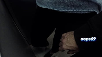 Preview 2 of Men Hend Sex - I Felt it with my Hand | He wasn&#039_t Wearing Underwear inside. My Cuckold Lover Husband saw me Touching someone else&#039_s Dick on the Train. All Three of us Liked it.