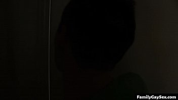 Preview 2 of Cute Teen Big Butt - hot gay step dad and