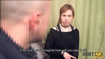 Preview 2 of Solas Jencitas - Debt4k. Elegant cutie Alice Klay decides to satisfy loan agent instead of returning cash