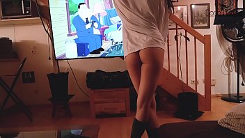 Preview 1 of Mom And Son Milkk Pron - Amateur Teen Rides My Dick in Socks and gets Cum on her Ass