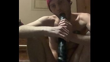 Preview 3 of Xxx Video Dawalod - faggot strips and plays with dildo
