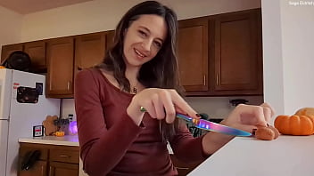 Preview 3 of Rosey Rose Aka Rozena Ally - Sage Eldritch Chopping Off Your Dick &amp_ Eating It for Thanksgiving Dinner