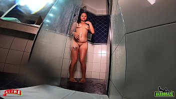 Preview 4 of Pakistan Hd Sex - Adoro ser filmada tomando banho e se exibindo para voc&ecirc_s - Aline Cassia