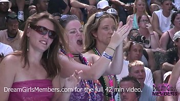 Preview 1 of Patrica P - No Rules Wet T-shirt Contest At A Nudist Resort