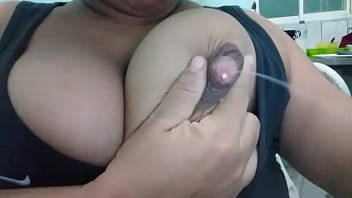 Preview 4 of Large Labia Mom Fuck Son - Lactante