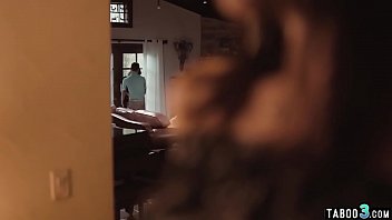 Preview 3 of Guest Peep - Perv dude helps to forget his chubby widow neighbor