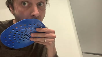 Preview 3 of Dead Shemale - faggot cleans the urinal