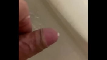 Preview 4 of Sensual Theersome - Stroking my dick in the shower