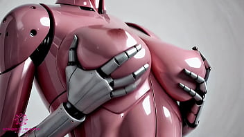Preview 3 of Bella Margo Hd - Pink Sex Robot Bouncing Her Tits For You To Cum On It - [Close-up / POV / AI]