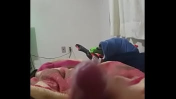 Preview 2 of Lubed Teen Solo - Chico de 18 se toca la verga