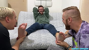 Preview 2 of Katrina Fuck Nangi Photo - Ryder Meets Dimitri And Can&#039_t Help But Worship Ang Tickle His Feet With Tongue