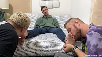 Preview 3 of Katrina Fuck Nangi Photo - Ryder Meets Dimitri And Can&#039_t Help But Worship Ang Tickle His Feet With Tongue