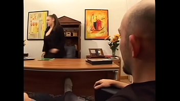 Preview 1 of Very Yonger Girl - Nasty Italian floozie Alice with huge boobs needs to appreciate worthiness of job applicant