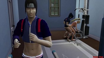 Preview 2 of Kristin Devis - Ino y Sasuke Marido Enga&ntilde_ado en Ejercicios Sexual Esposa Follada al frente de su Marido Cornudo Naruto Hentai Netorare