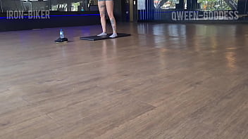 Preview 1 of Tortured Tits Suspension - I took the hottie from the gym to my house. ***(SHORT)***