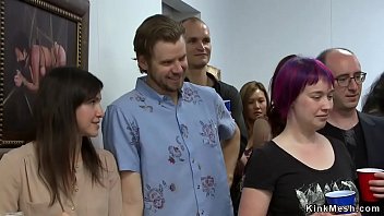 Preview 1 of Xxx Saic - Wet pussy slave fisted in public