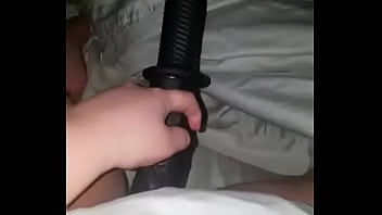Preview 3 of Big Ass Anal Sound - Taking 10 inch black dildo