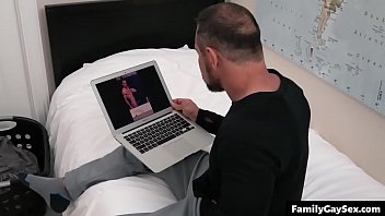 Preview 2 of Tatum Onassis - hot gay step dad and