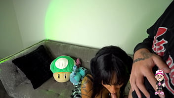 Preview 2 of Anita F6 - Berry Mckockiner crashes Kona Jade&rsquo_s NPC Live to give her dick