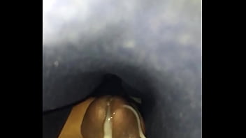Preview 4 of Anna Nova Dp On Couch - Pre cum cumshot