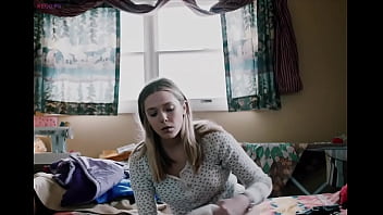 Preview 1 of Teen Girls Public Bus - Elizabeth Olsen in a thong