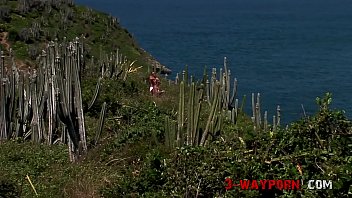 Preview 1 of Mom Daughter Teach Sex - 3-Way Porn - Alone Babe Find Two Horny Man At The Beach