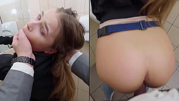 Preview 4 of England Xxx Pron Video - MATURE4K. Kinky mature giantess Diana loves pet play in stockings with 2 strangers in public
