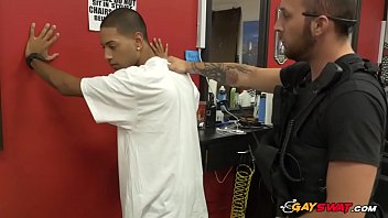Preview 1 of Msri Girls - Gay Jocks join wild interracial sex at the barbershop with BBC.