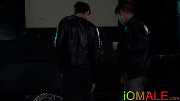 Preview 1 of Harleys Eden - Latino BDSM twinks fucking raw after blowjob in dungeon