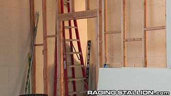 Preview 1 of Flying Ass - RagingStallion - BBC Construction Boss Disciplines Employee