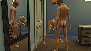 Preview 3 of Pornofor E Elder Sister - Blonde stepMom Catching Up Her stepson Masturbating In Front Of The Computer