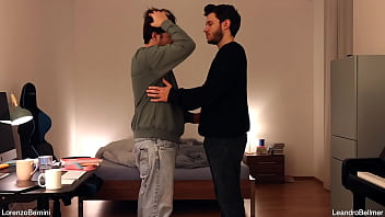 Preview 1 of Sarah Banks Markus Dupree - Frotting,  rubbing dicks,  kissing (gay friends with big cocks,  frot sex)