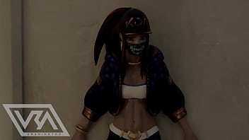 Preview 2 of Massage Ass Nina Mom - Akali in Trouble [League of Legends]