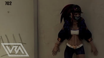 Preview 1 of Massage Ass Nina Mom - Akali in Trouble [League of Legends]