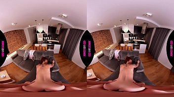 Preview 2 of Sony Leuon Xxx Hd - VRConk Redhead tiny girl moaning loud in the night