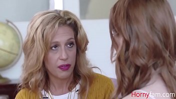 Preview 2 of Bada Lad Xxx Hd - MILF Convinces Stepdaughter To Fuck Virgin - Rosalyn Sphinx