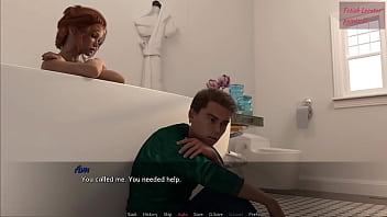 Preview 2 of 4play Xxx - Fetish Locator #24 - Hot Redhead With big Tits In The Bathtub