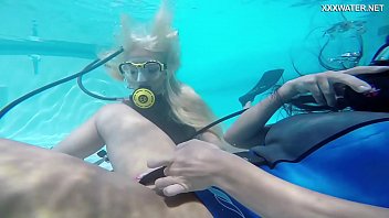 Preview 4 of Asean Talent - Vodichkina and Farkas underwater hot lesbians