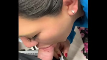 Preview 1 of Dp Xxx Com - Stupid wife sucking dick in store like a whore