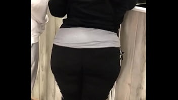 Preview 4 of Mom Perfect Round Ass - Big black ass