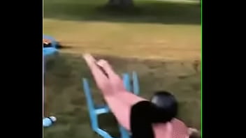 Preview 3 of Girl Jaens Yoga - In the Park