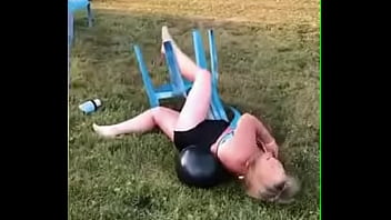 Preview 4 of Girl Jaens Yoga - In the Park