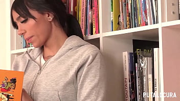 Preview 1 of Docter Exame - PutaLocura - Colombiana culona Alejandra Rico se folla a su amigo en la biblioteca