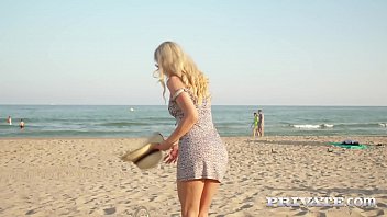 Preview 1 of Minah Sangap Kotek - Private.com - Hot Blonde Shona River Gets Tiny Ass Pounded!