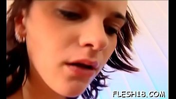Preview 4 of Bp Video Sex Www Com - Mischievous brunette lady Kitty gets body caressed well