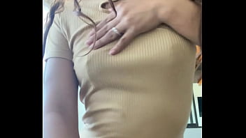 Preview 1 of Mom And Son Are Doing - Horny petite on video call with her boyfriend,  video leaks
